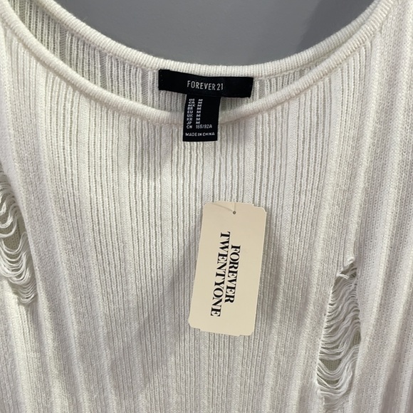 Forever 21 Distressed Sweater Dress - Picture 4 of 8